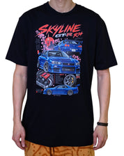 Camiseta Nissan Skyline GT-R R34 JDM Masculina Streetwear Preta Camiseta Nissan Skyline GT-R R34 JDM Masculina Streetwear Preta – Estampa Skyline R34 (Cópia)