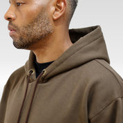 Moletom Canguru Oversized Cacau Peluciado 2 Cabos | 75% Algodão 25% Poliéster | Streetwear | Switch Factory