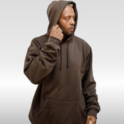 Moletom Canguru Oversized Cacau Peluciado 2 Cabos | 75% Algodão 25% Poliéster | Streetwear | Switch Factory