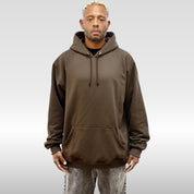 Moletom Canguru Oversized Cacau Peluciado 2 Cabos | 75% Algodão 25% Poliéster | Streetwear | Switch Factory