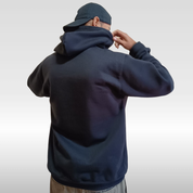 Moletom Canguru Oversized Preto Felpado 3 Cabos 280g | 50% Algodão 50% Poliéster | Streetwear | Switch Factory