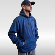 Moletom Canguru Oversized Azul-Marinho Slim Felpado 3 Cabos 280g | 50% Algodão 50% Poliéster | Streetwear | Switch Factory