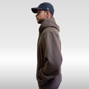 Moletom Canguru Oversized Cacau Peluciado 2 Cabos Sem Ilhós | 75% Algodão 25% Poliéster | Streetwear | Switch Factory