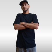 Camiseta Preta Lisa Streetwear 100% Algodão Fio 30/1 | Switch Factory