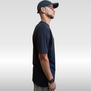 Camiseta Preta Lisa Streetwear 100% Algodão Fio 30/1 | Switch Factory
