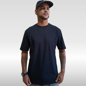 Camiseta Preta Lisa Streetwear 100% Algodão Fio 30/1 | Switch Factory